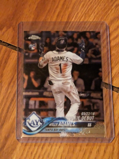 2018 Topps Chrome Update - Rookie Debut #HMT100 Willy Adames (RC)