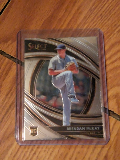 2020 Panini Select Premier #134 Brendan McKay RC Tampa Bay Rays