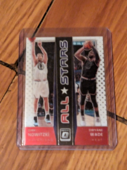2021-22 Donruss Optic Dirk Nowitzki & Dwayne Wade All Star