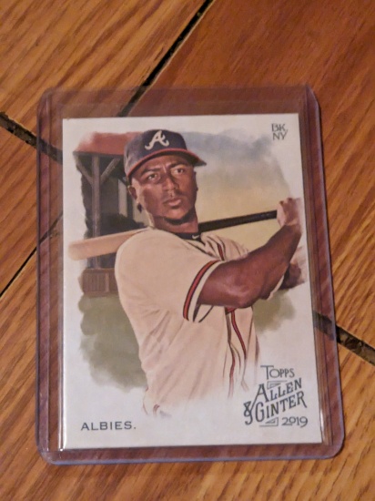 Ozzie Albies 2019 Allen and Ginter 5x7 Gold #13 /10 Braves