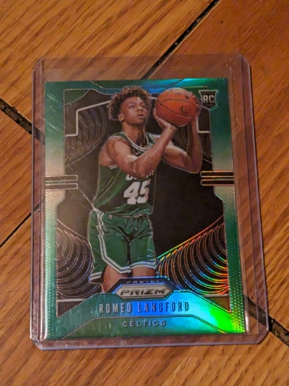 2019-20 Panini Prizm #260 Romeo Langford Green Prizm