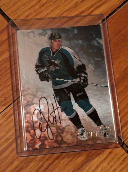 1998-99 Be A Player Autographs #268 Andy Sutton