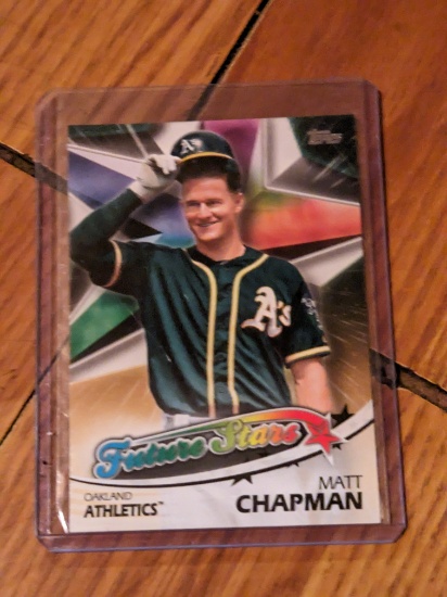 2018 Topps Series 2 Future Stars Matt Chapman #FS-50 Oakland Athletics