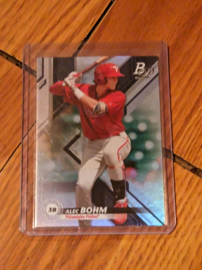 2019 Bowman Platinum Alec Bohm Philadelphia Phillies #TOP-6