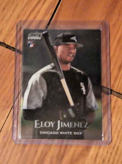 2019 Topps Stadium Club Chrome Eloy Jimenez #SCC-72 Rookie RC Chicago White Sox