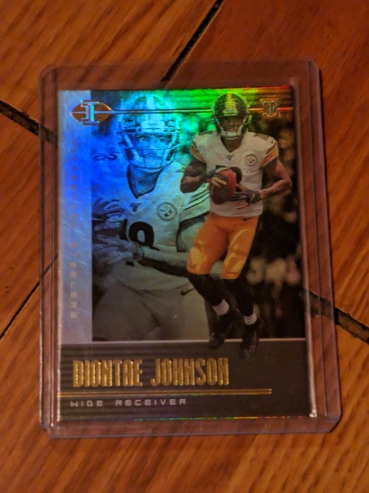 Diontae Johnson 2022 Panini Illusions Trophy Collection holo Refractor