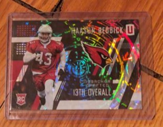 2017 Unparalleled HAASON REDDICK RC #209 13th Overall Arizona Cardinals