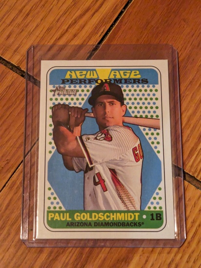 2018 Topps Heritage Baseball New Age Performers #NAP-11 Paul Goldschmidt