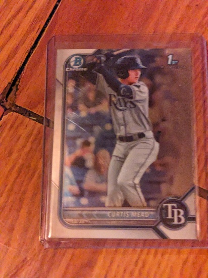 2022 Bowman Chrome Prospects 1st #BCP10 Curtis Mead Rookie RC