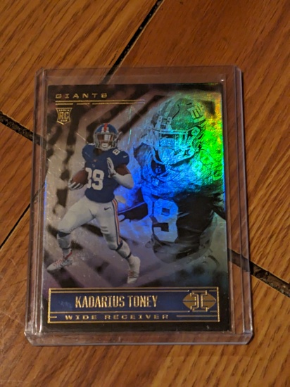 2021 Panini Illusions Kadarius Toney RC Purple Stardust #69 Giants Chiefs Rookie