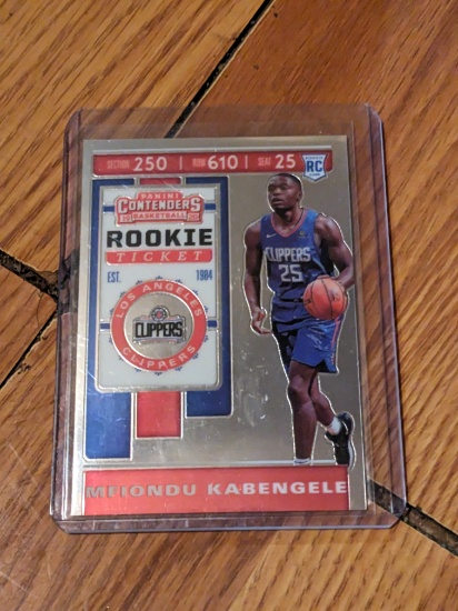 2020-21 Panini Contenders Rookie Ticket Mfiondu Kabengele
