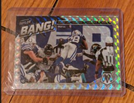 Jonathan Taylor 2021 Mosaic Bang Prizm Silver #B-7