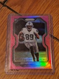 2020 Panini Prizm Rookie Pink Prizm Auto Bryan Edwards #373 Rookie RC