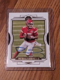 Patrick Mahomes II autographed card w/coa