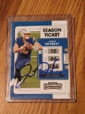 Justin Herbert autographed card w/coa
