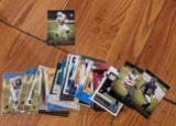 x36 nfl card lot - rookies, rated rookies, michael pittman rc, green foil, sp's ,etc