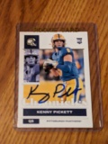 Kenny Pickett RC autographed card w/coa