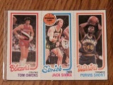 1980-81 Topps #72 201 Tom Owens 225 Jack Sikma purvis short
