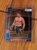 2022 Panini Select UFC Shavkat Rakhmonov Blue Retail Concourse RC #84 Rookie