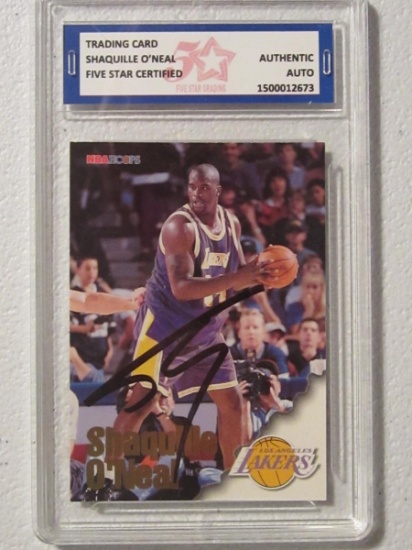 SHAQUILLE O'NEAL AUTHENTIC AUTO CARD FSG