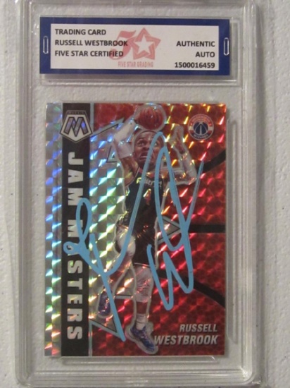 RUSSELL WESTBROOK AUTHENTIC AUTO CARD FSG