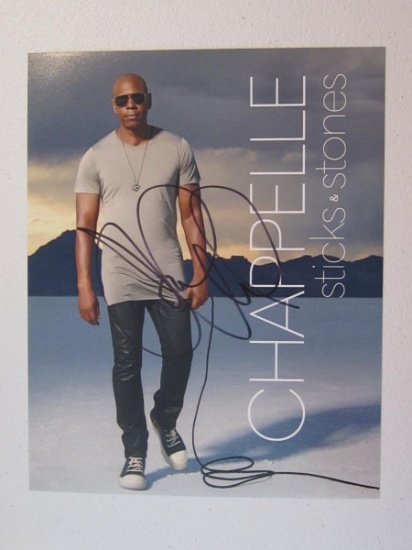 DAVE CHAPPELLE SIGNED 8X10 PHOTO WITH COA