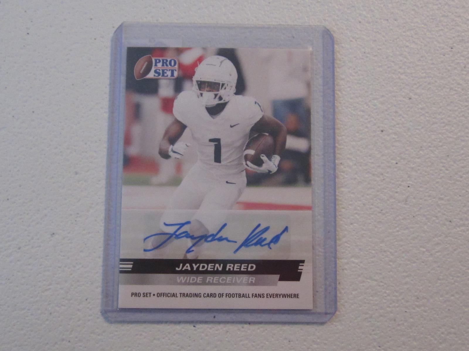 2022 PRO SET JAYDEN REED RC AUTO CARD | Proxibid