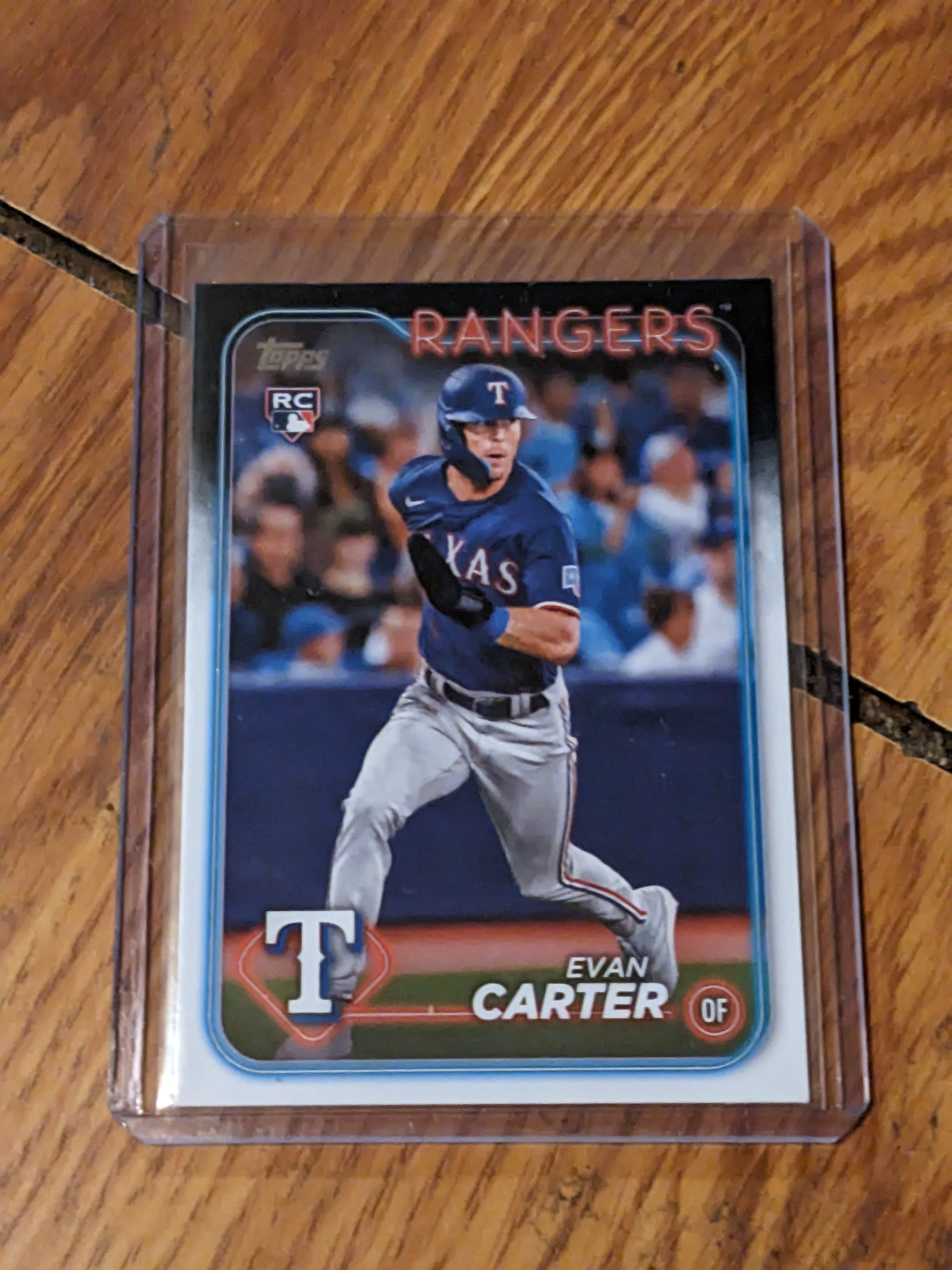 2024 Topps Series 1 Evan Carter RC Rookie Texas | Proxibid