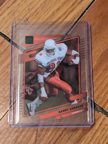 2023 - Clearly Donruss - BARRY SANDERS #3 - OKLAHOMA ST. Acetate 234