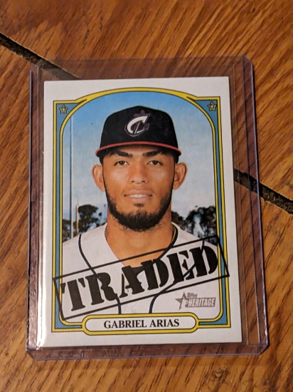 2021 Topps Heritage Minor League #196 Gabriel Arias Columbus Clippers