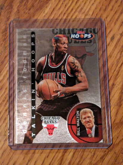 1997-98 Hoops Dennis Rodman Talkin’ Hoops Basketball Card #4 of 30
