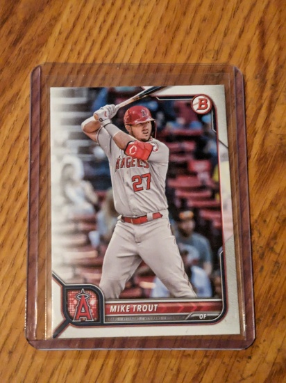 2022 Bowman #32 MIKE TROUT Los Angeles Angels