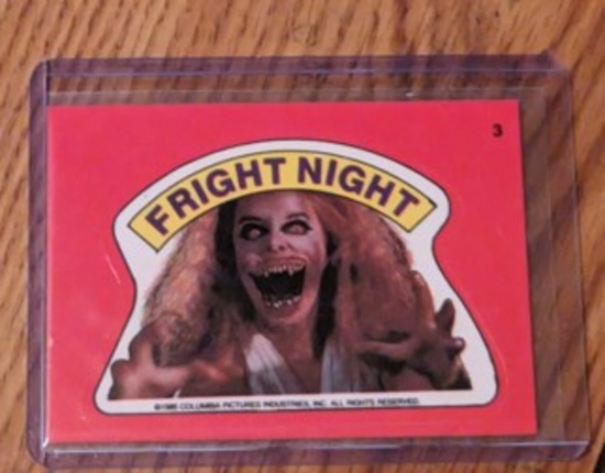 Fright Night 1988 Topps Fright Flicks Stickers #3