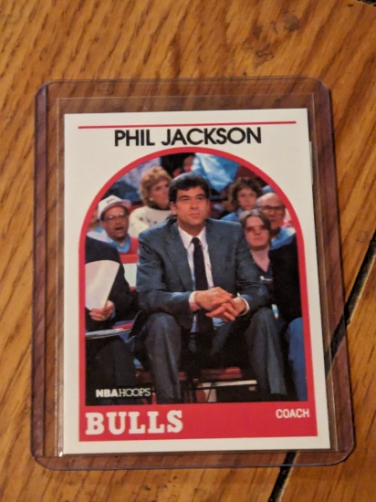 Phil Jackson - 1989-90 Hoops - # 266 - Bulls