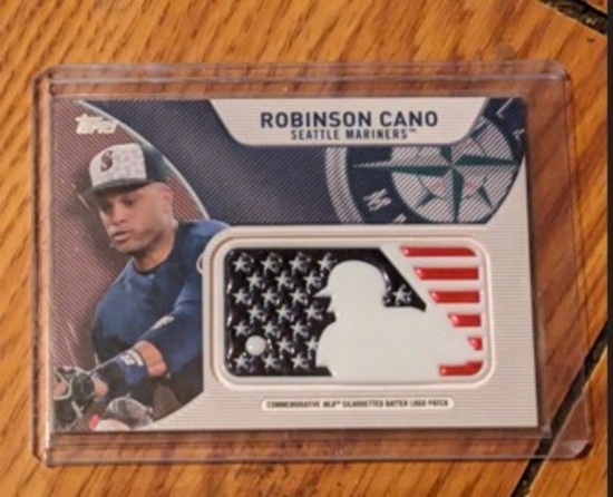 2017 Topps Independence Day Robinson Cano Logo Patch flag Relics #IDML-RC MLB