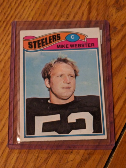 1977 Topps Mike Webster #99  Rookie Pittsburgh Steelers