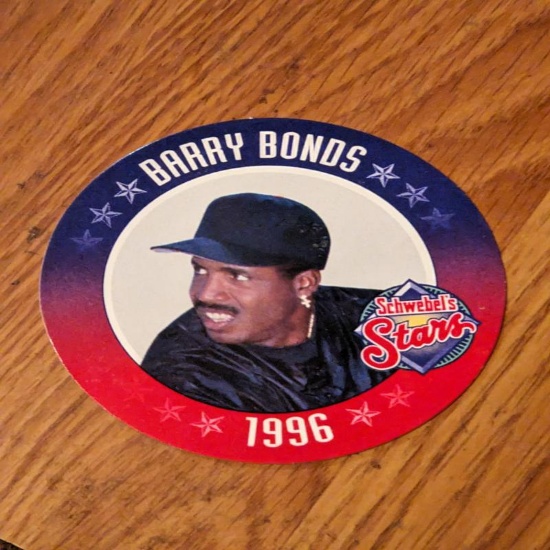 1996 Schwebel's Stars Disc Barry Bonds
