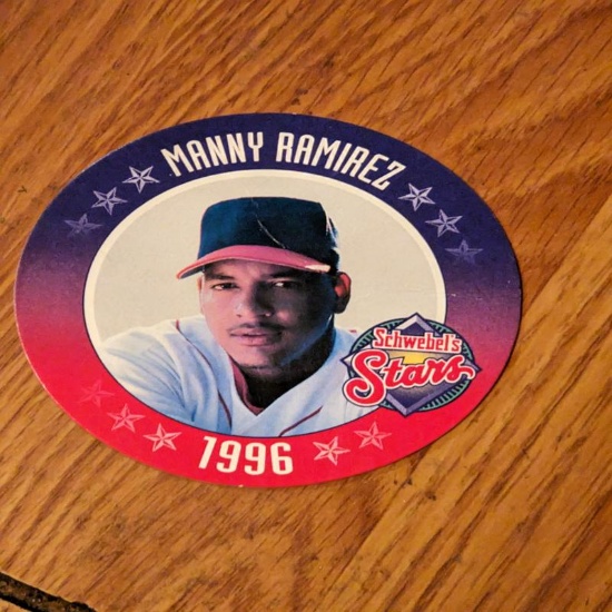 Manny Ramirez 1996 Schwebel's Stars Disc