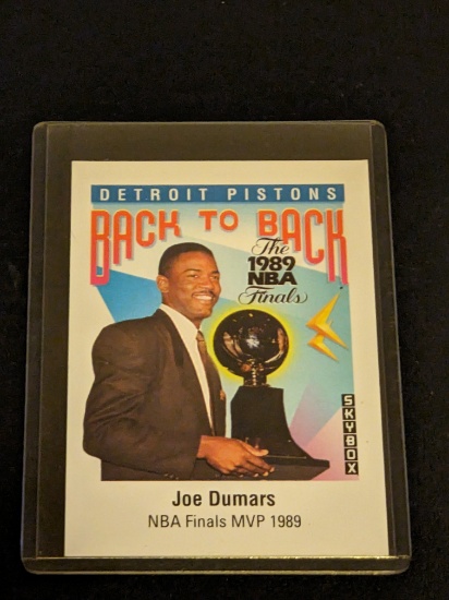 1991-92 Skybox Detroit Pistons Back to Back Dumars & Thomas