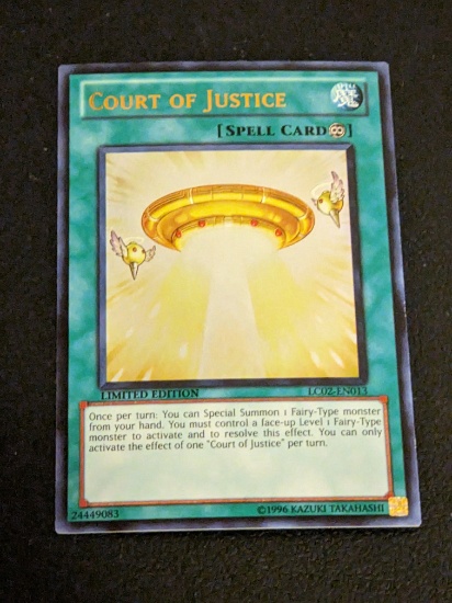 Yu-Gi-Oh! - Court of Justice - LC02-EN013 - LIMITED EDITION - Ultra Rare