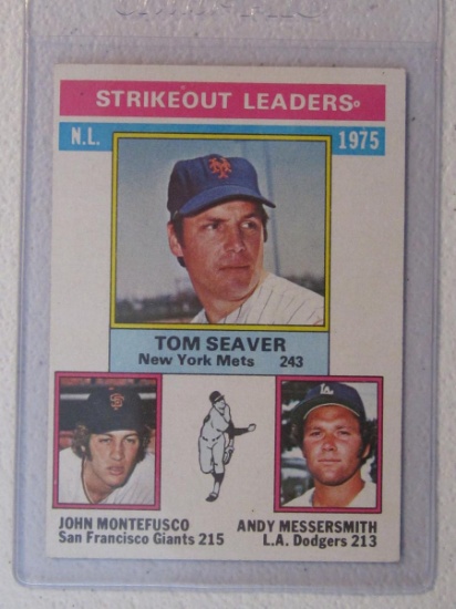 1976 TOPPS 1975 N.L. STRIKEOUT LEADERS NO.203