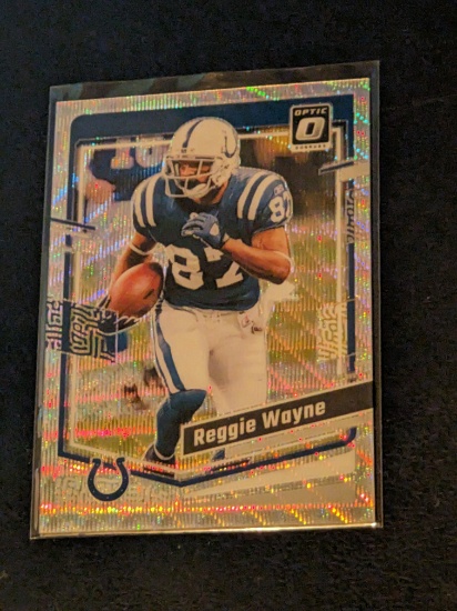 Reggie Wayne 226/300 2023 Donruss Optic Wave insert