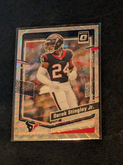 Derek Stingley JR 261/300 2023 Donruss Optic Wave insert