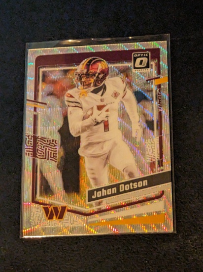 Jahan Dotson 198/300 2023 Donruss Optic Wave insert