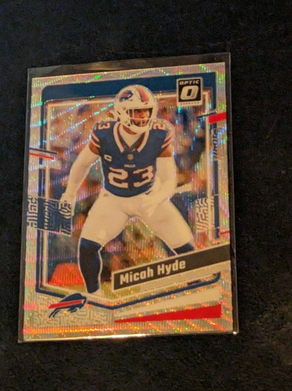 Micah Hyde 295/300 2023 Donruss Optic Wave insert