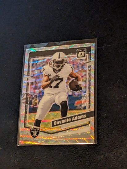 Davante Adams 212/300 2023 Donruss Optic Wave insert