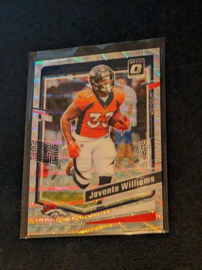 Javante Williams 048/300 2023 Donruss Optic Wave insert