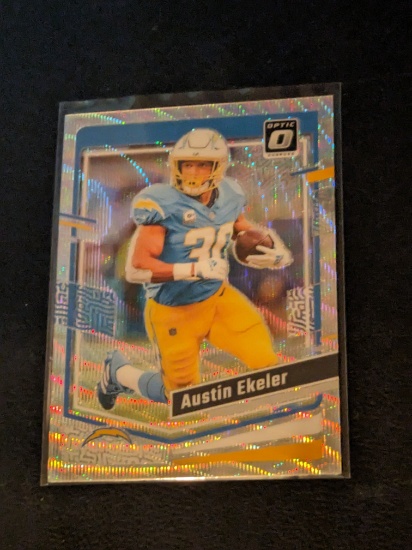Austin Ekeler 259/300 2023 Donruss Optic Wave insert