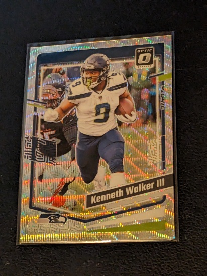 Kennth Walker 232/300 2023 Donruss Optic Wave insert