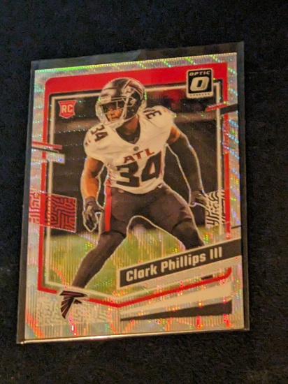 Clark Phillips III RC/Rookie 162/300 2023 Donruss Optic Wave insert